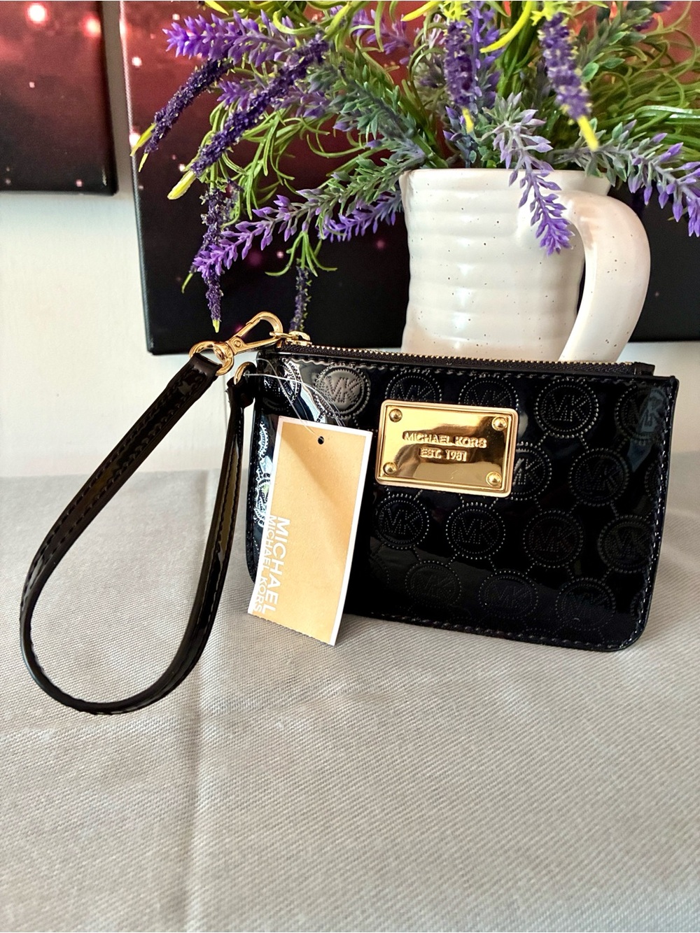 Michael Kors Patent Leather Wristlet